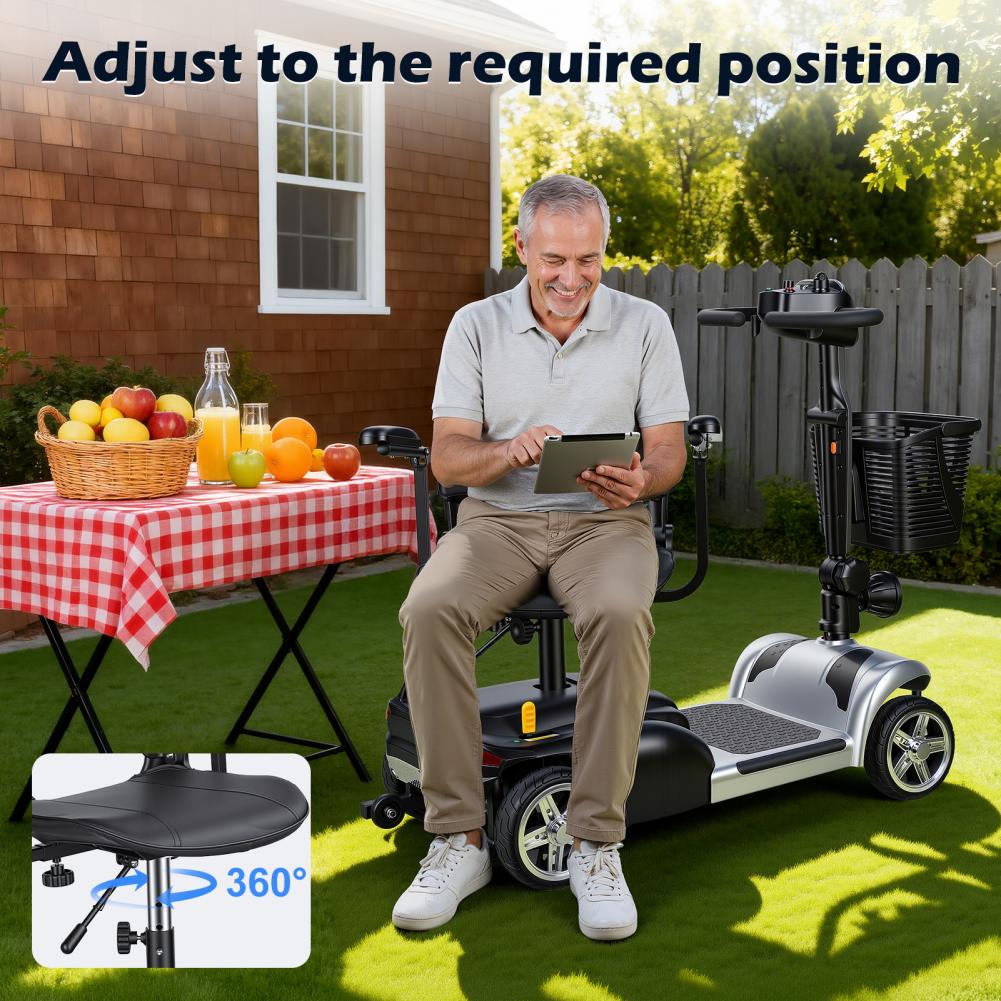 Electric Scooter Adults - Scooter de Mobilidade com Luz LED,
