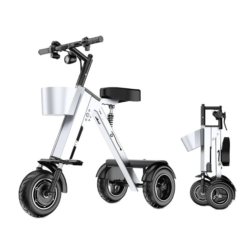 Folding Electric Scooter - Scooter Dobrável de 3 Rodas, Mini