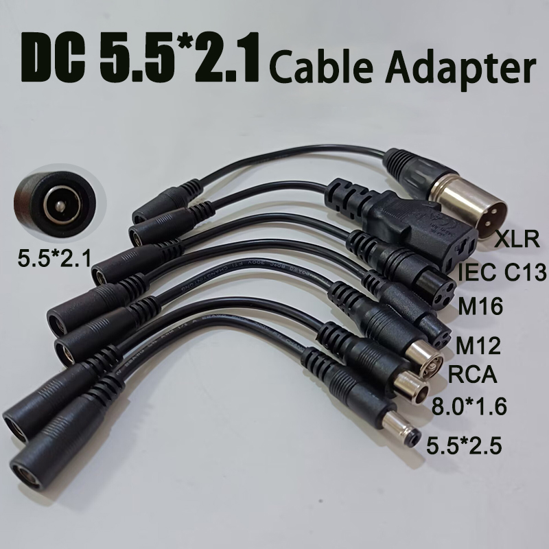 Electric Scooter Charger - Adaptador de Cabo Conector DC 5.5X2.1