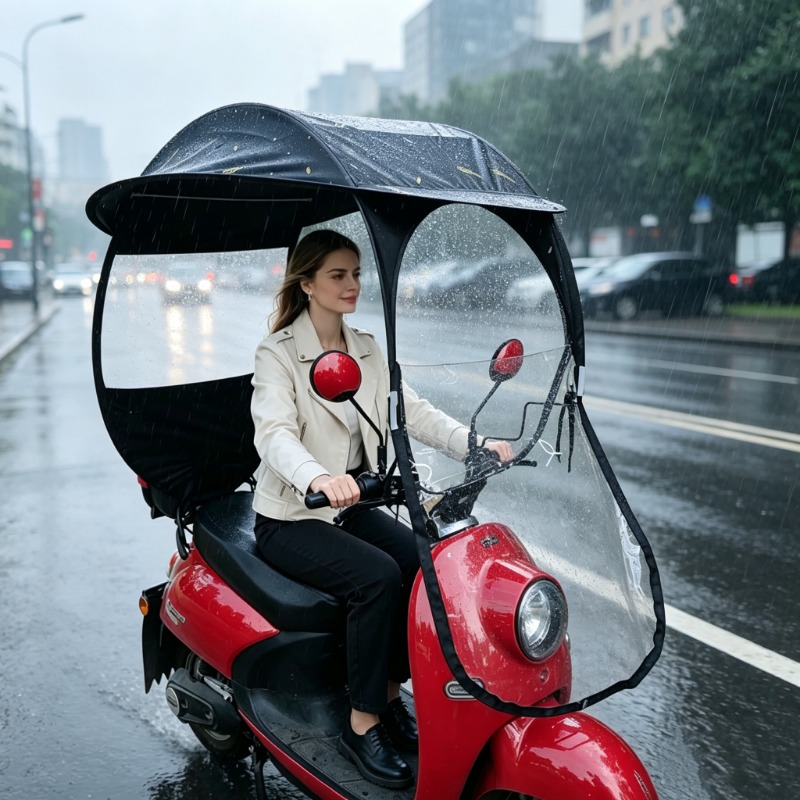 Electric Scooter Rain Cover - Capa de proteção contra o vento