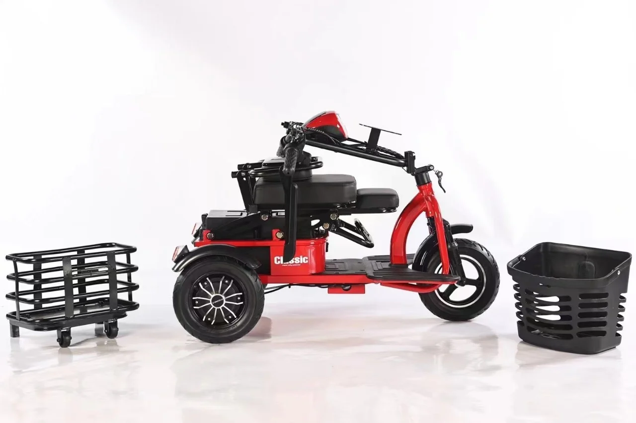 Electric Scooter 500W - Triciclo Elétrico Dobrável Unissex 500W, Scooter