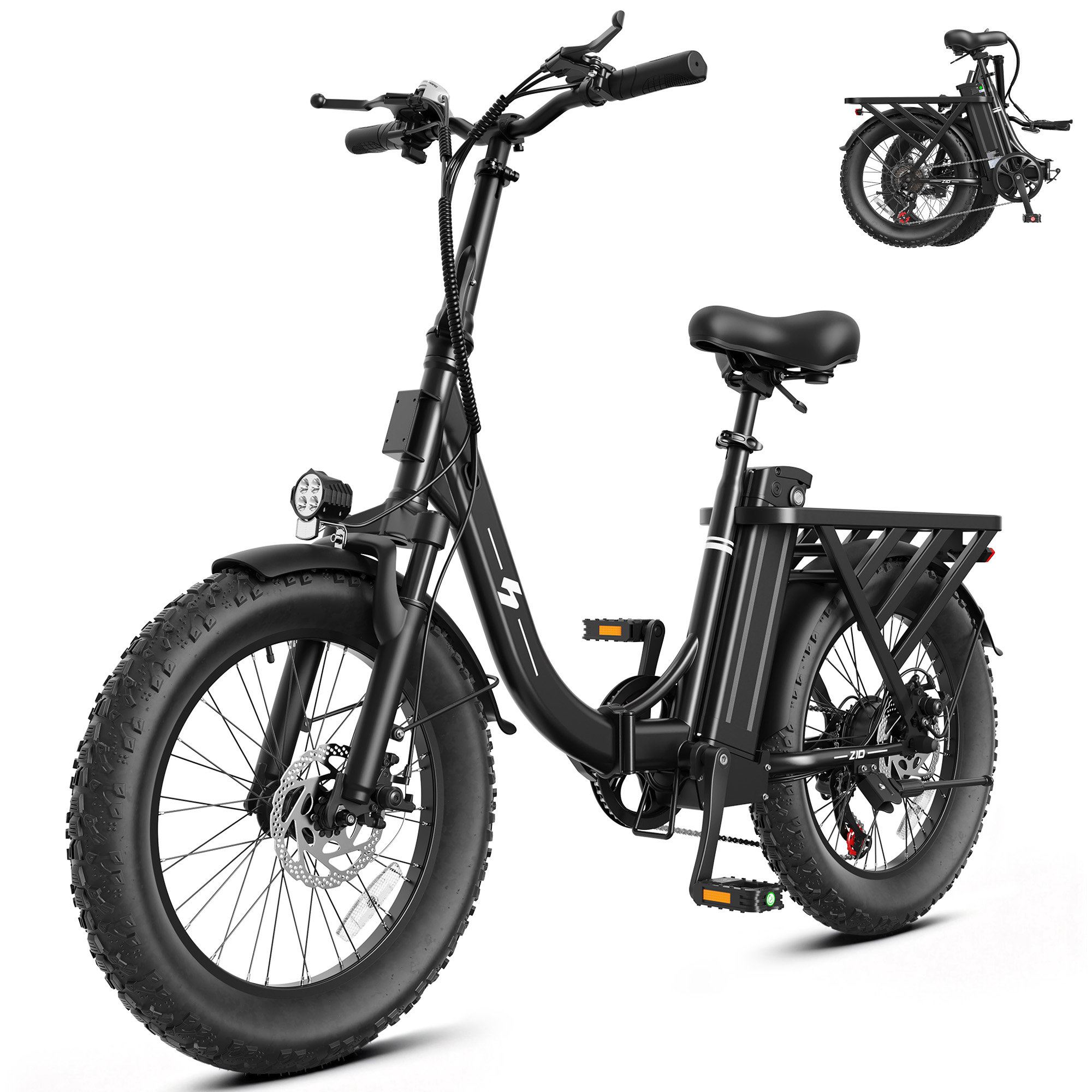 Electric Scooter Adults - Bicicleta Elétrica Dobrável Hopepeak Z10 para