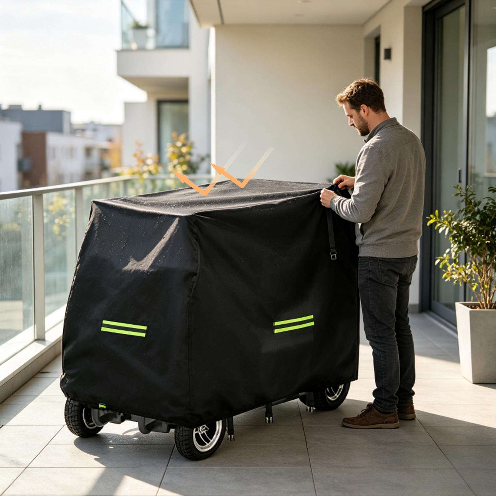Capa para Scooter de Mobilidad - Electric Scooter Rain Cover avaliação e preço