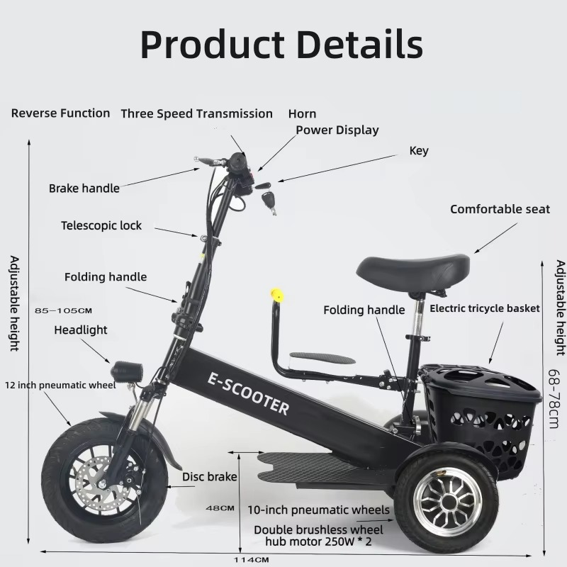 【2026】Scooter Elétrico Dobráve - Electric Scooter Adults avaliação e preço