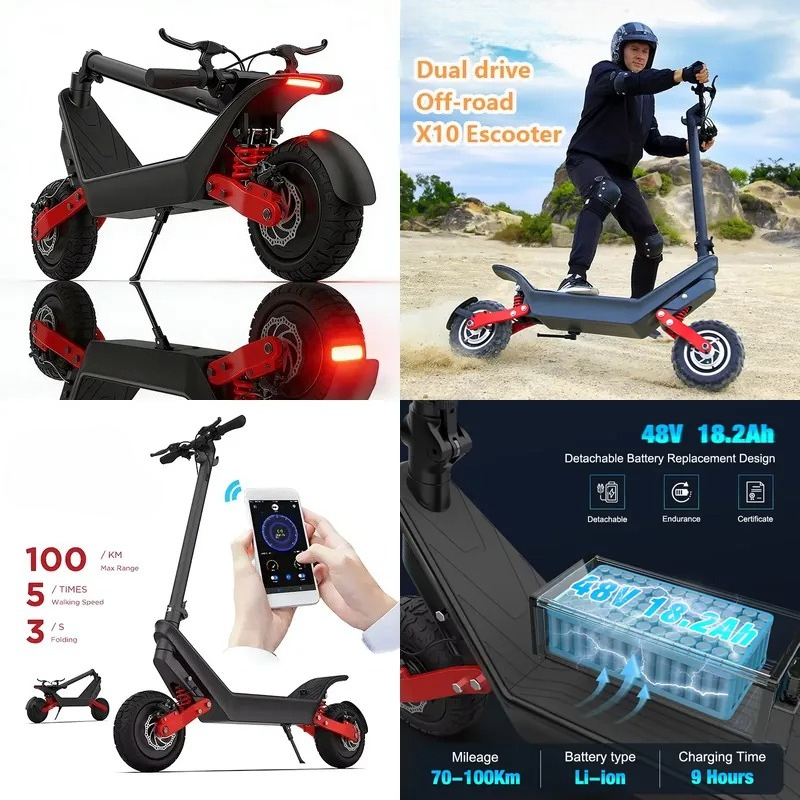 Scooter Elétrico Poderoso de 2 - Electric Scooter Adults avaliação e preço