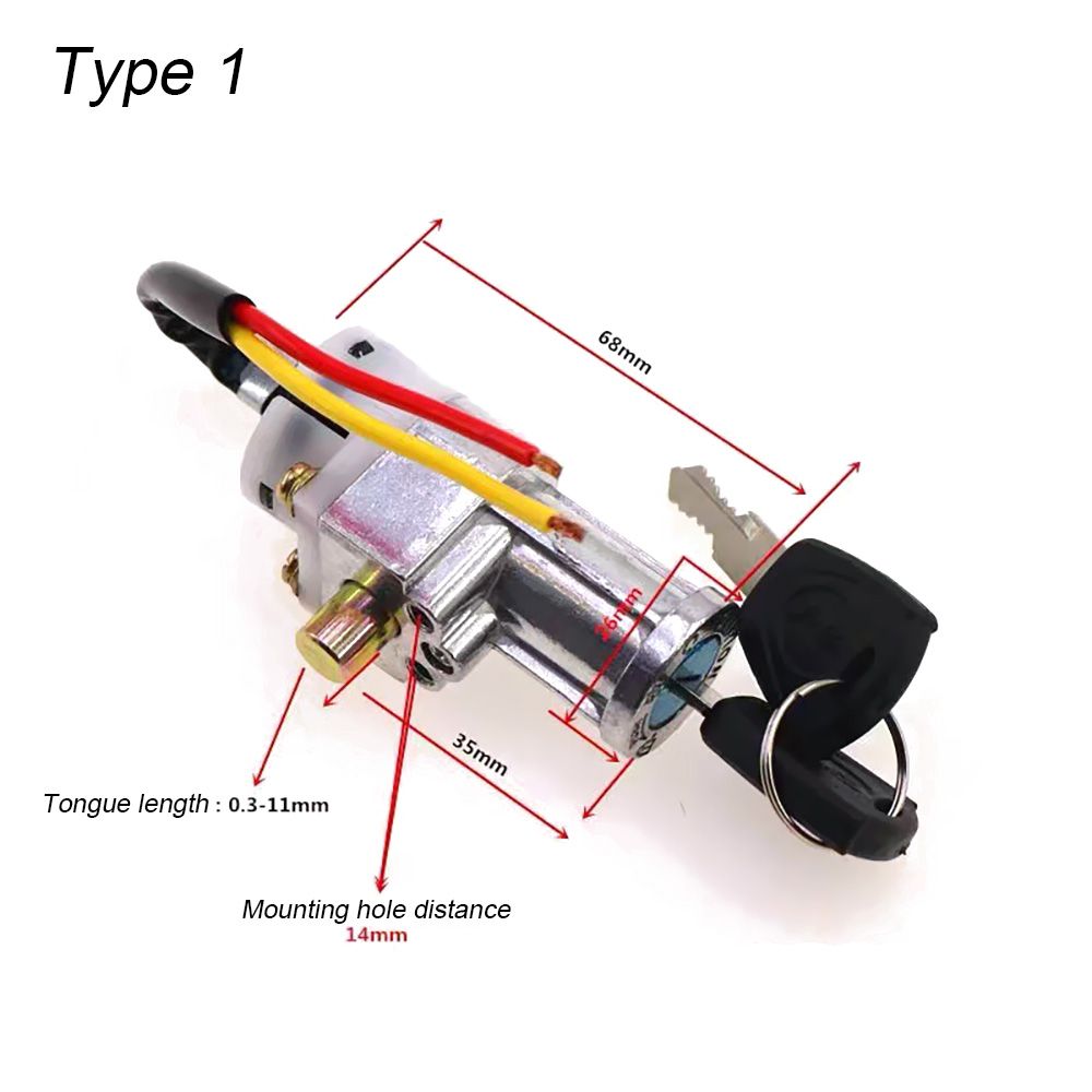 E-bike battery lock com 2 chav - Electric Scooter Charger avaliação e preço