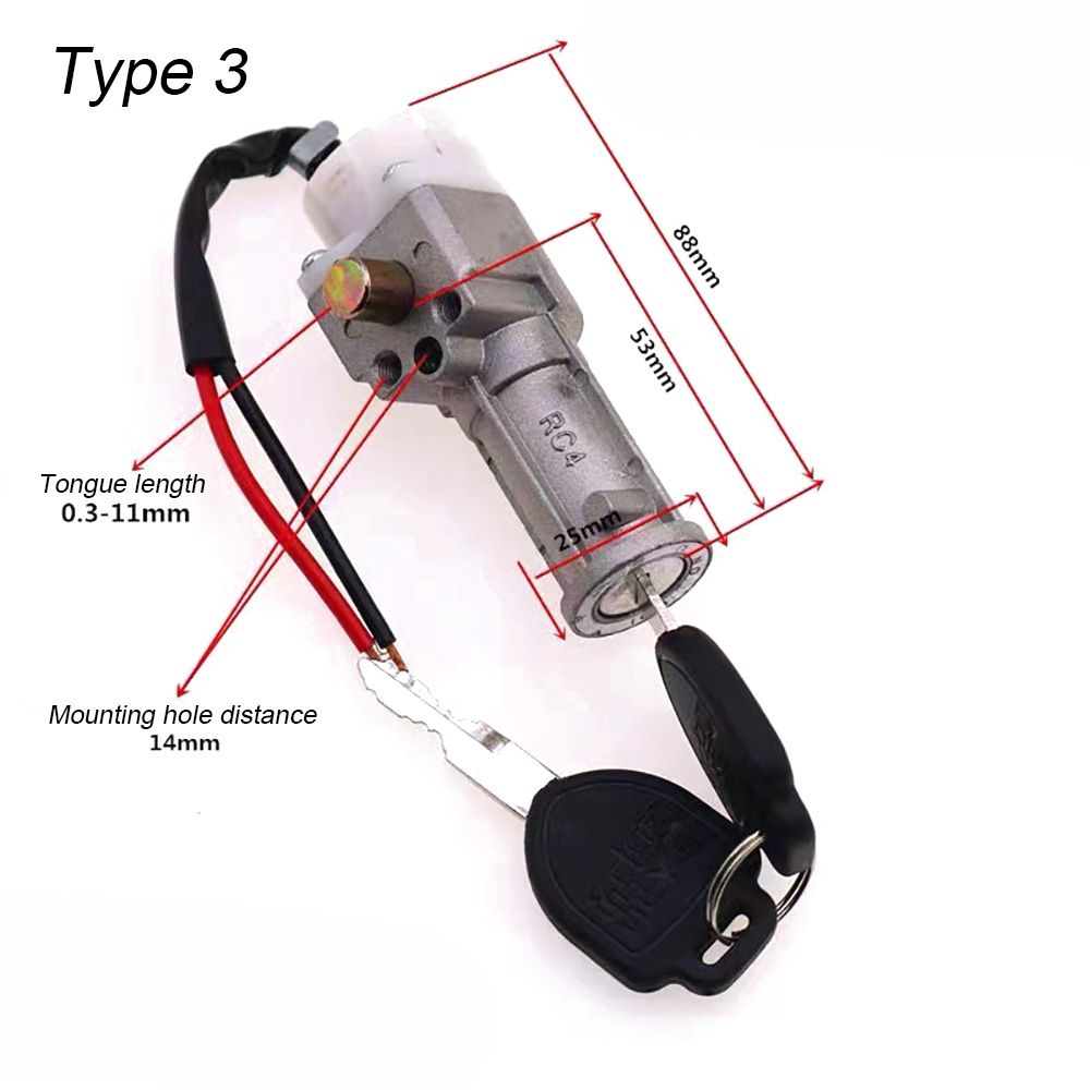 E-bike battery lock com 2 chav - Electric Scooter Charger avaliação e preço