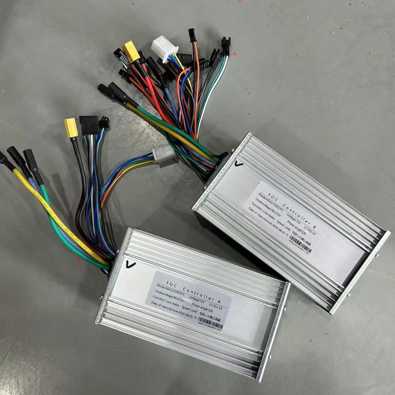 JBZN 60V 72V 50A Scooters elét - 72V 45A Dual Controller avaliação e preço