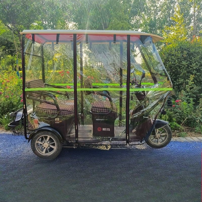 Lona fechada motocicleta trici - Electric Scooter Rain Cover avaliação e preço
