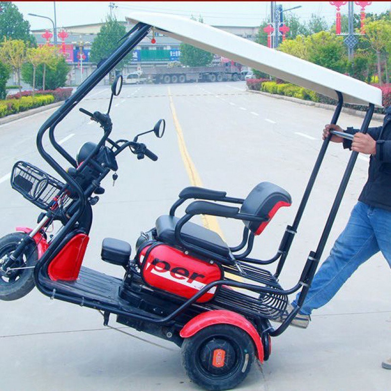 Lona fechada motocicleta trici - Electric Scooter Rain Cover avaliação e preço