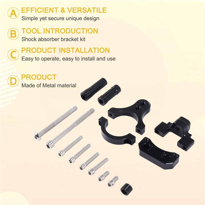 Kit de Suporte de Montagem par - Steering Damper Stabilizer Kit Cnc avaliação e preço