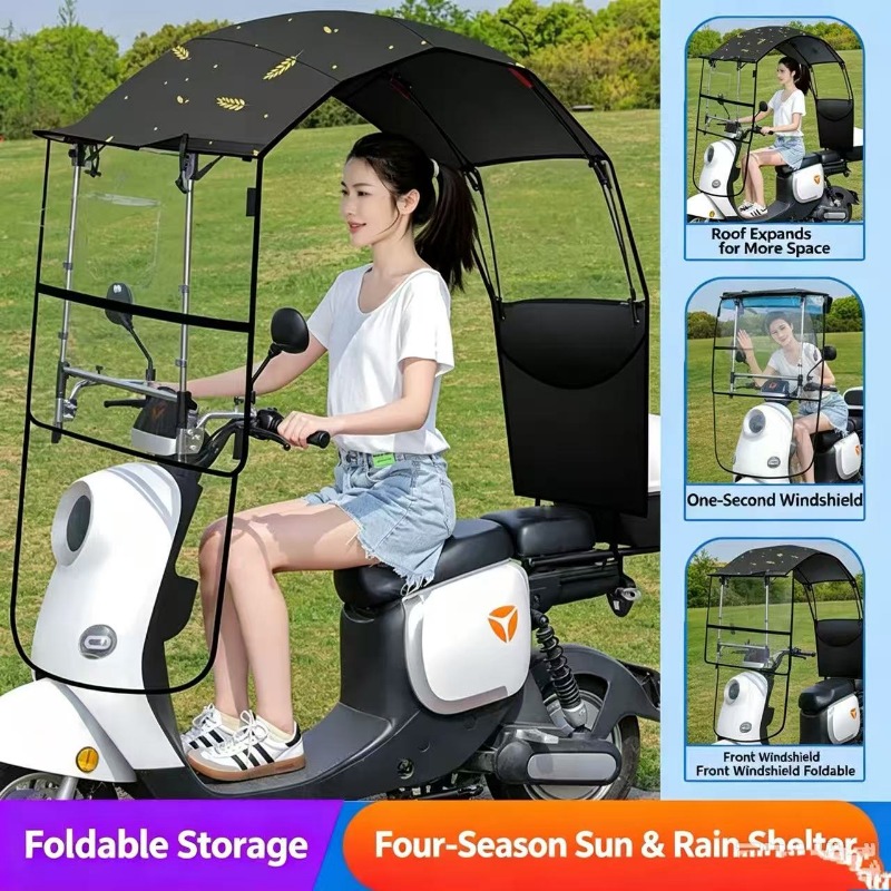 Capa de proteção contra o vent - Electric Scooter Rain Cover avaliação e preço