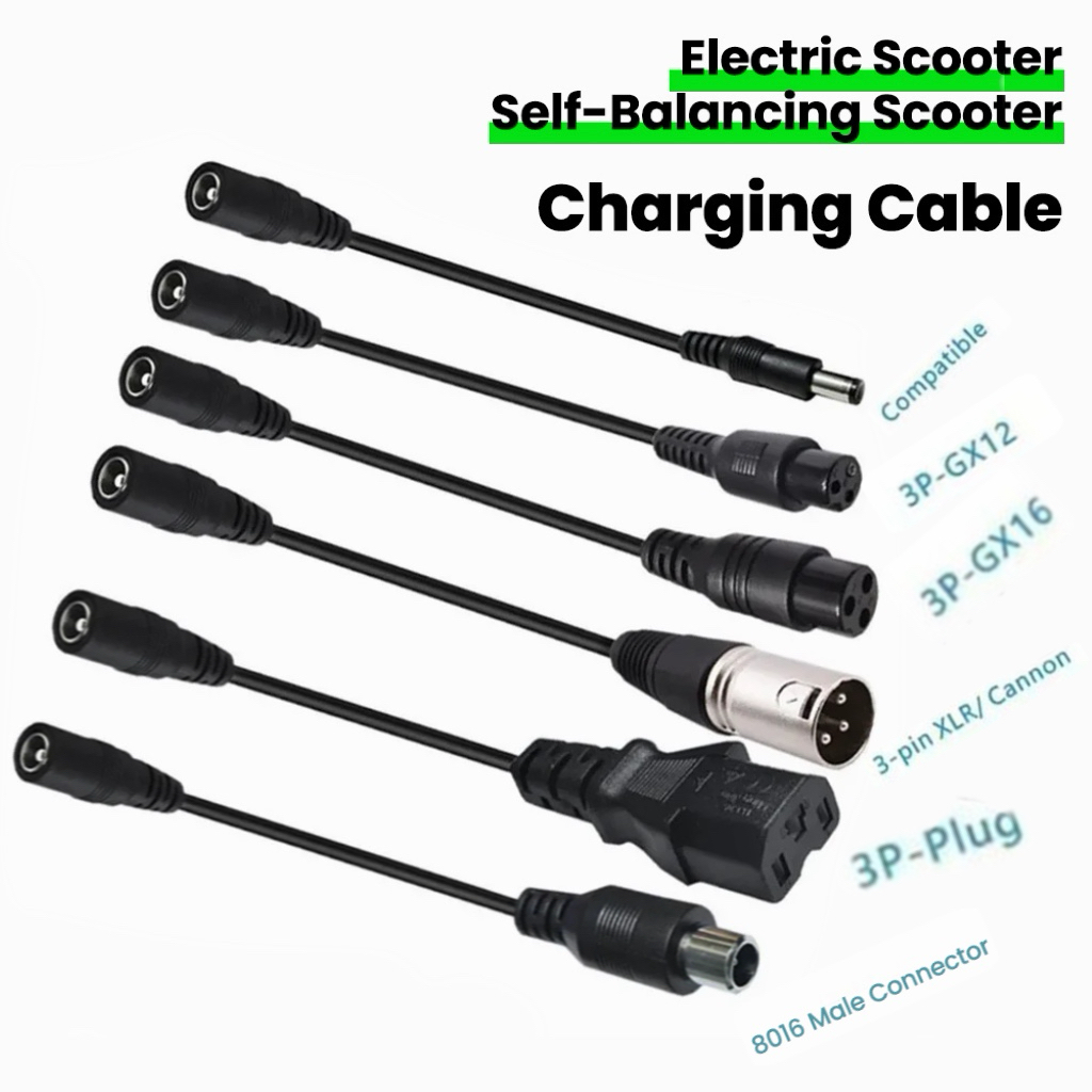 Cabo Adaptador Conector DC5.5M - Electric Scooter Charger avaliação e preço