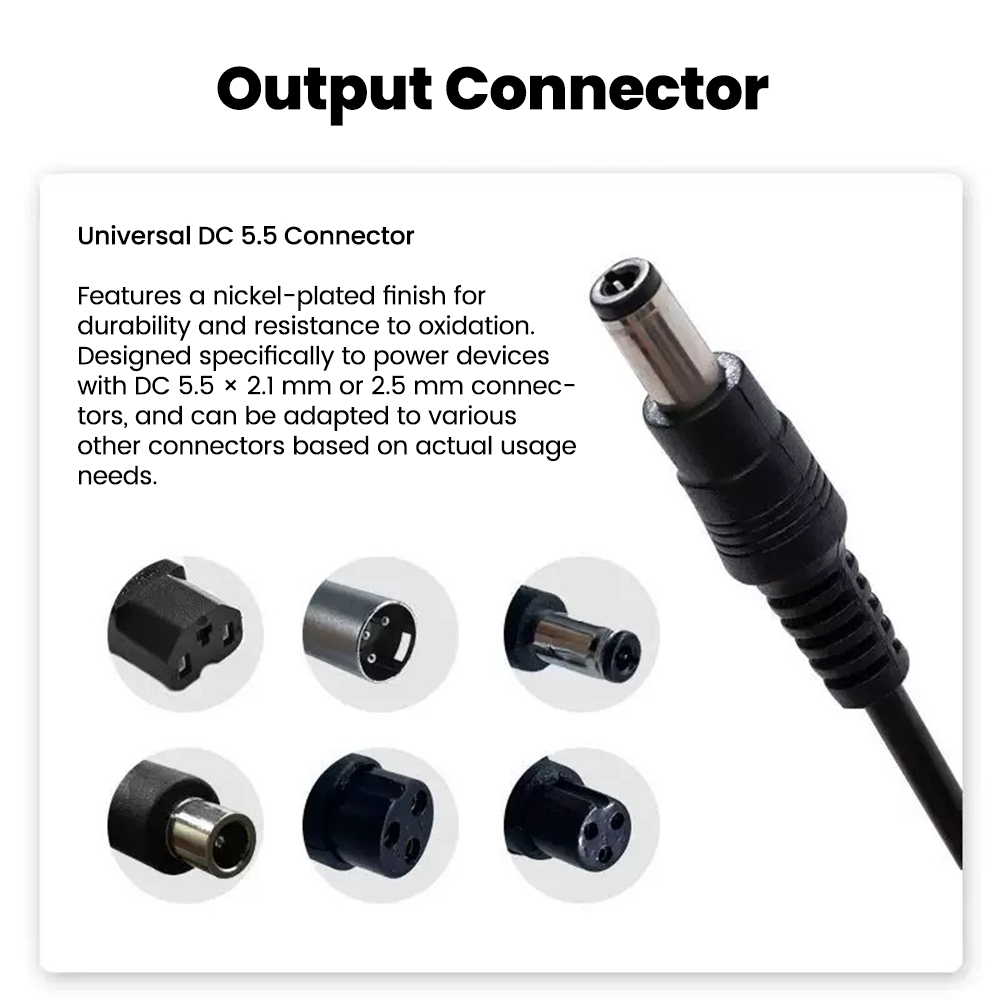 Cabo Adaptador Conector DC5.5M - Electric Scooter Charger avaliação e preço