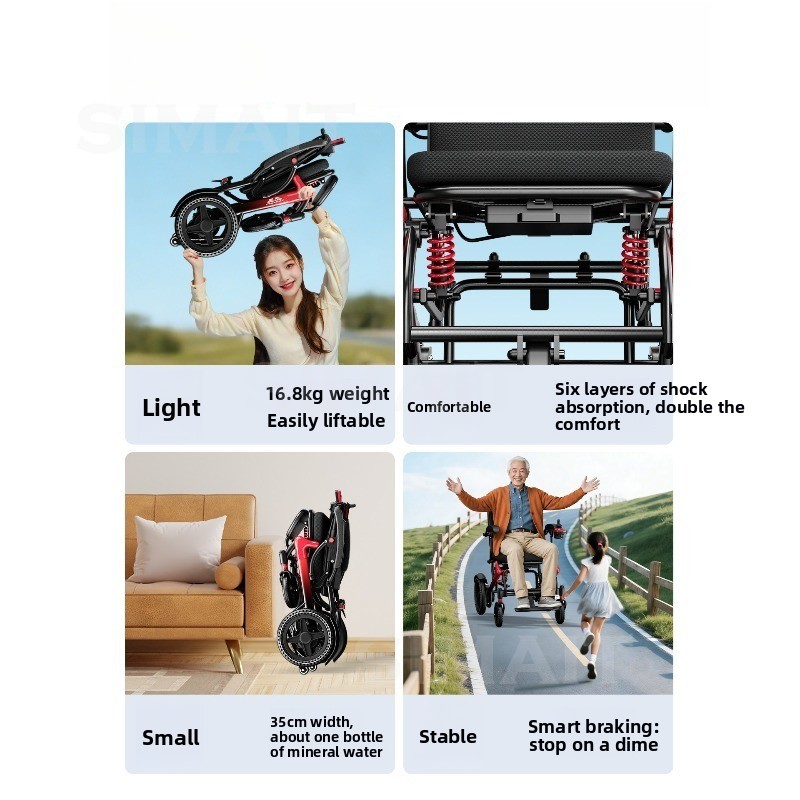 Nova Cadeira de Rodas Elétrica - Folding Electric Scooter avaliação e preço